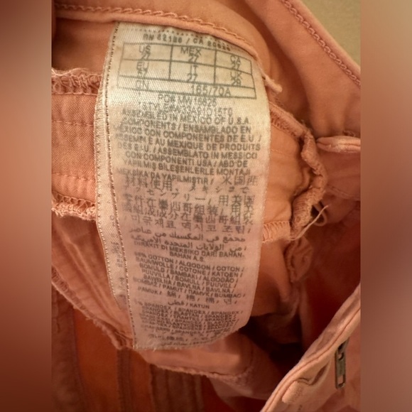 GUESS Pink/ Peach Jegging Leggings size 27 - Picture 10 of 12